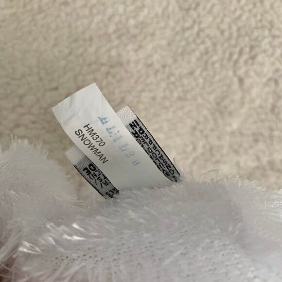 Ganz Webkinz White Snowman No Code Plush Winter Christmas Fuzzy Stuffed Animal - Picture 6 of 6